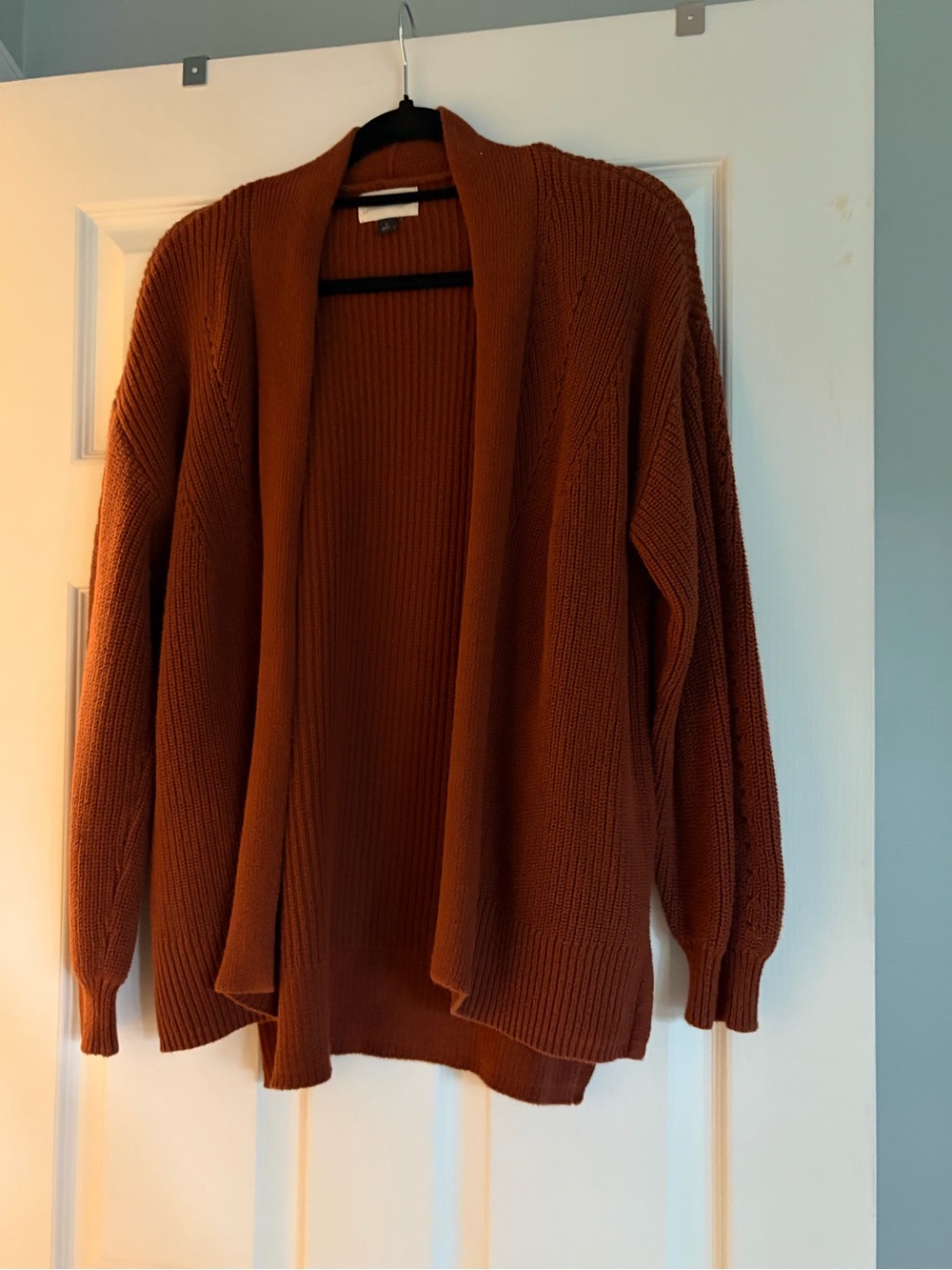 Universal Thread Rust Open-Front Cardigan Sweater